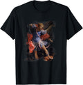 St. Michael Archangel Distressed Grunge Look Apparel | Perfect Gift Idea