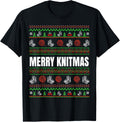 Ugly Xmas Sweater Merry Knitmas Knitting Yarn Christmas Sweater | Premium Quality | Perfect for Crafters