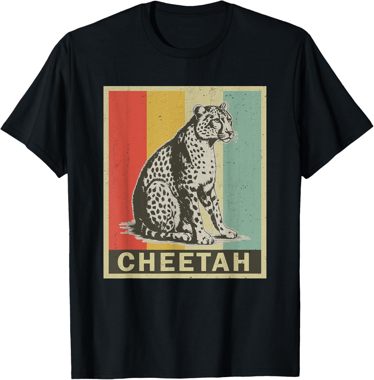 Cheetah Retro Style Vintage Cheetah Lovers Apparel Premium Print Fan Favorite