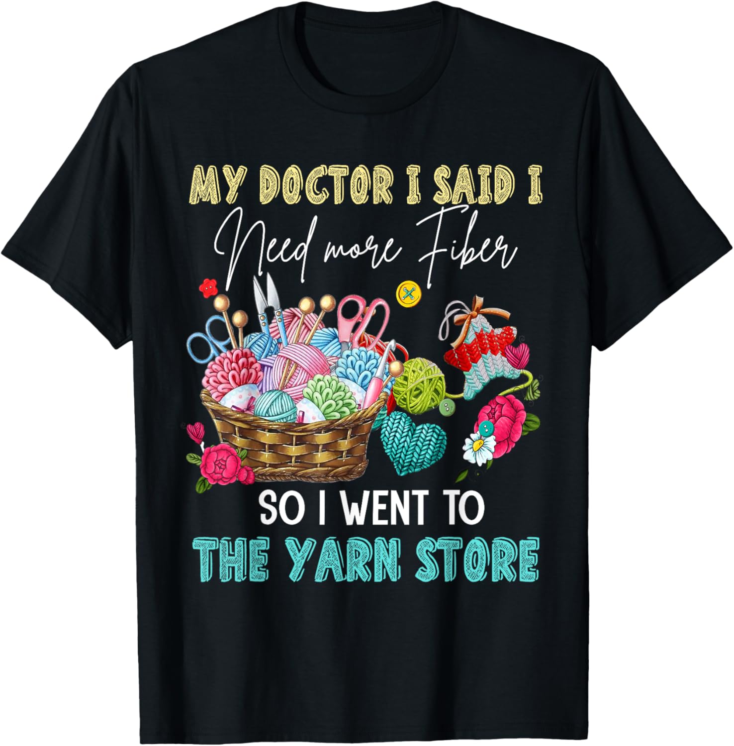 My Doctor I Said I Need More Fiber So I Went To The Yarn Yarn Supply | Top Rated | Perfect for Crafters