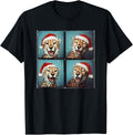 African Cheetah Zoo Photobooth Safari Animal Christmas Apparel Premium Print Everyday Wear