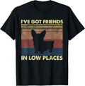 Funny Dog Saying, I've Got Friends in Low Places Corgi T-Shirt for Men Women Kids T-Shirt | Trending 2025 | Daily Wear Essential