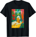 Funny Cheetah Spa Bath Painting Apparel Streetwear Style Everyday Wear