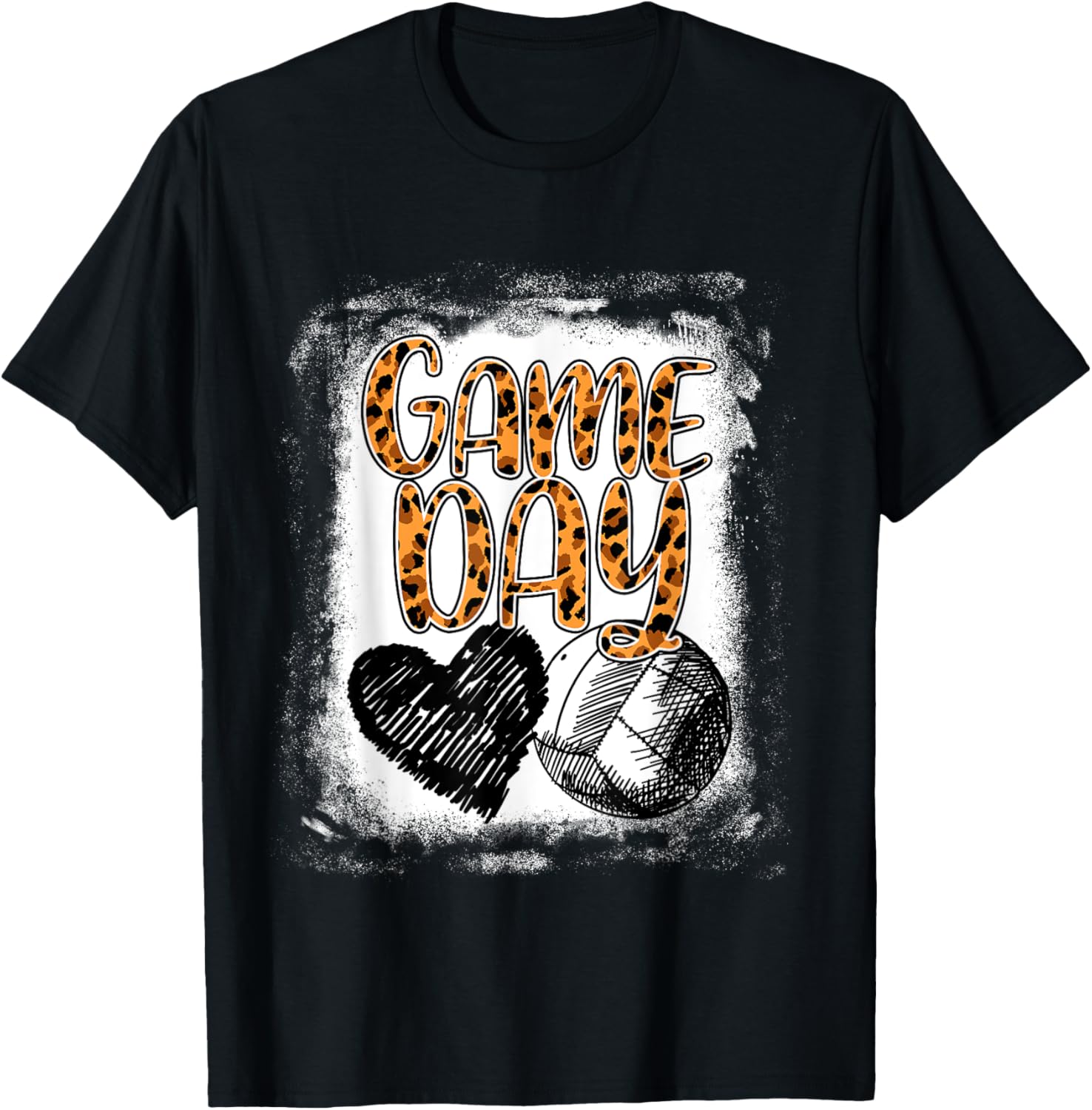 Funny Volleyball Game Day Leopard Cheetah Print Volleyball Apparel Trending US Hot Right Now