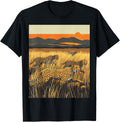 Cheetahs Running at Sunset Wildlife Art for Nature Lovers Apparel High Search Demand Hot Right Now