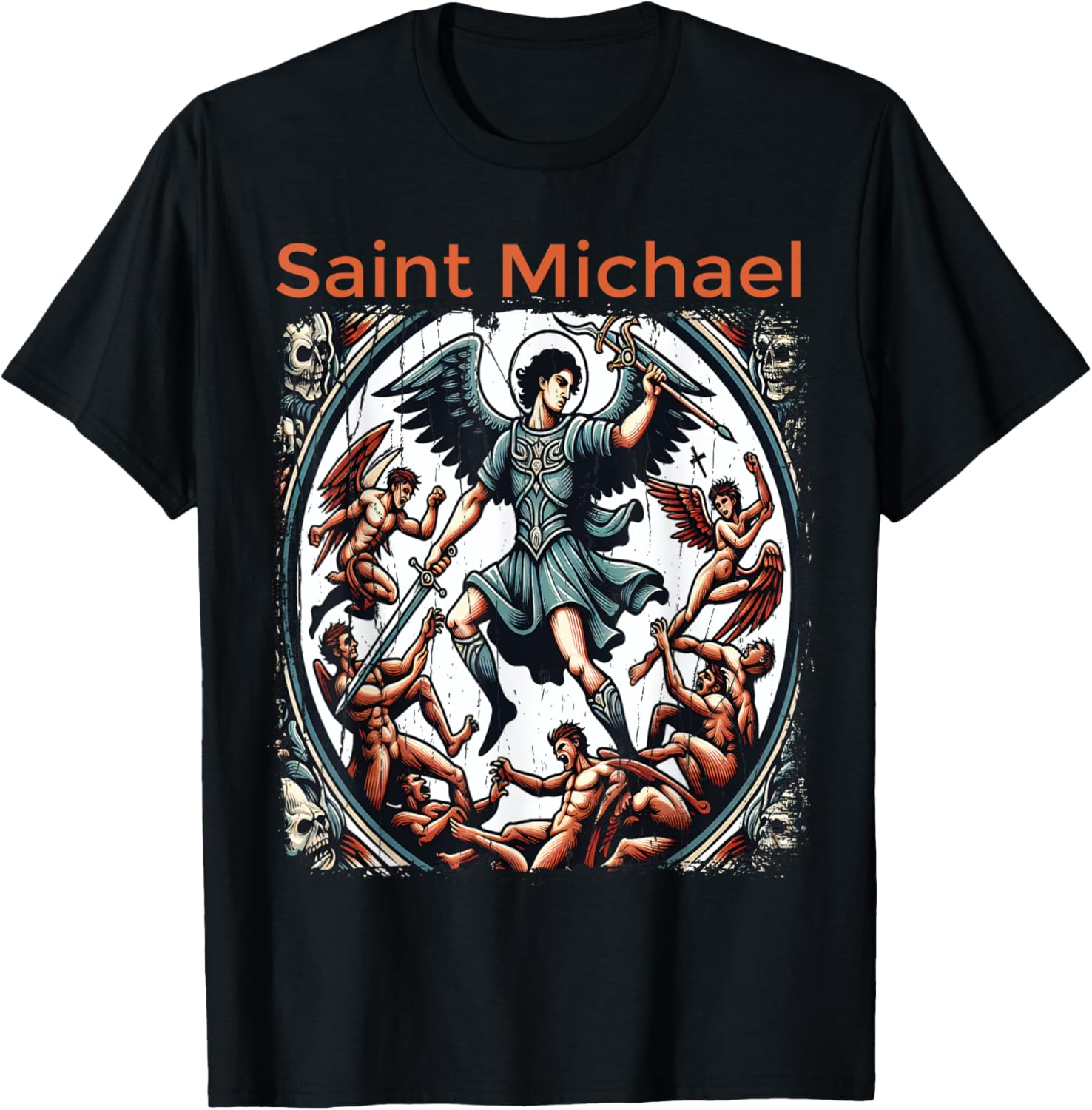 Saint Michael Saint Patron Archangel Michael Christian Angel Apparel | Viral Streetwear Style