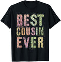 BEST COUSIN EVER Leopard Print Funny Grammy Grandpa Apparel Comfort Fit Hot Right Now