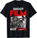 Shoot Film Not Guns Peaceful Filmmaker Director Apparel | Premium Quality | Comfort Daily Wear