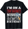 Spy Birthday Party Theme Top Secret Mission Shirt T-Shirt | High Search Volume | Perfect for Crafters