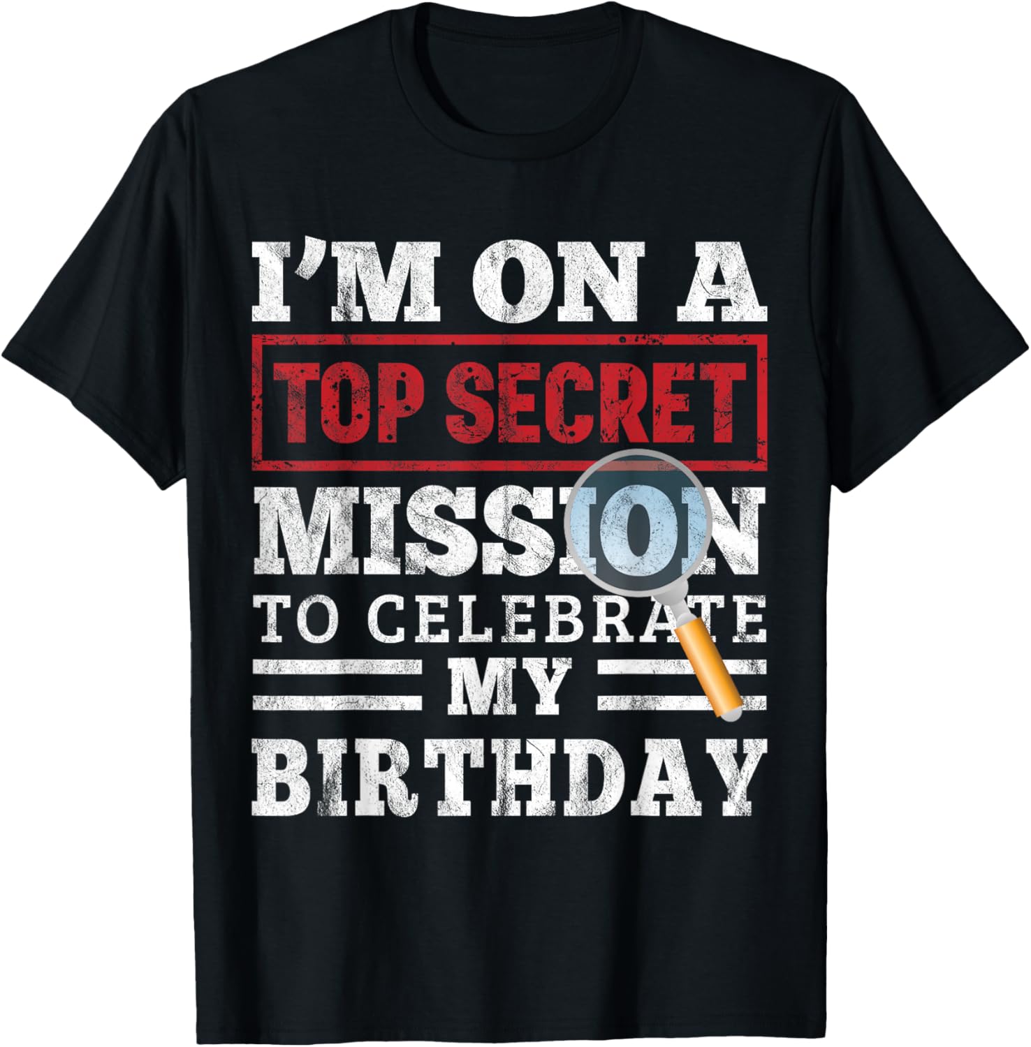 Spy Birthday Party Theme Top Secret Mission Shirt T-Shirt | High Search Volume | Perfect for Crafters