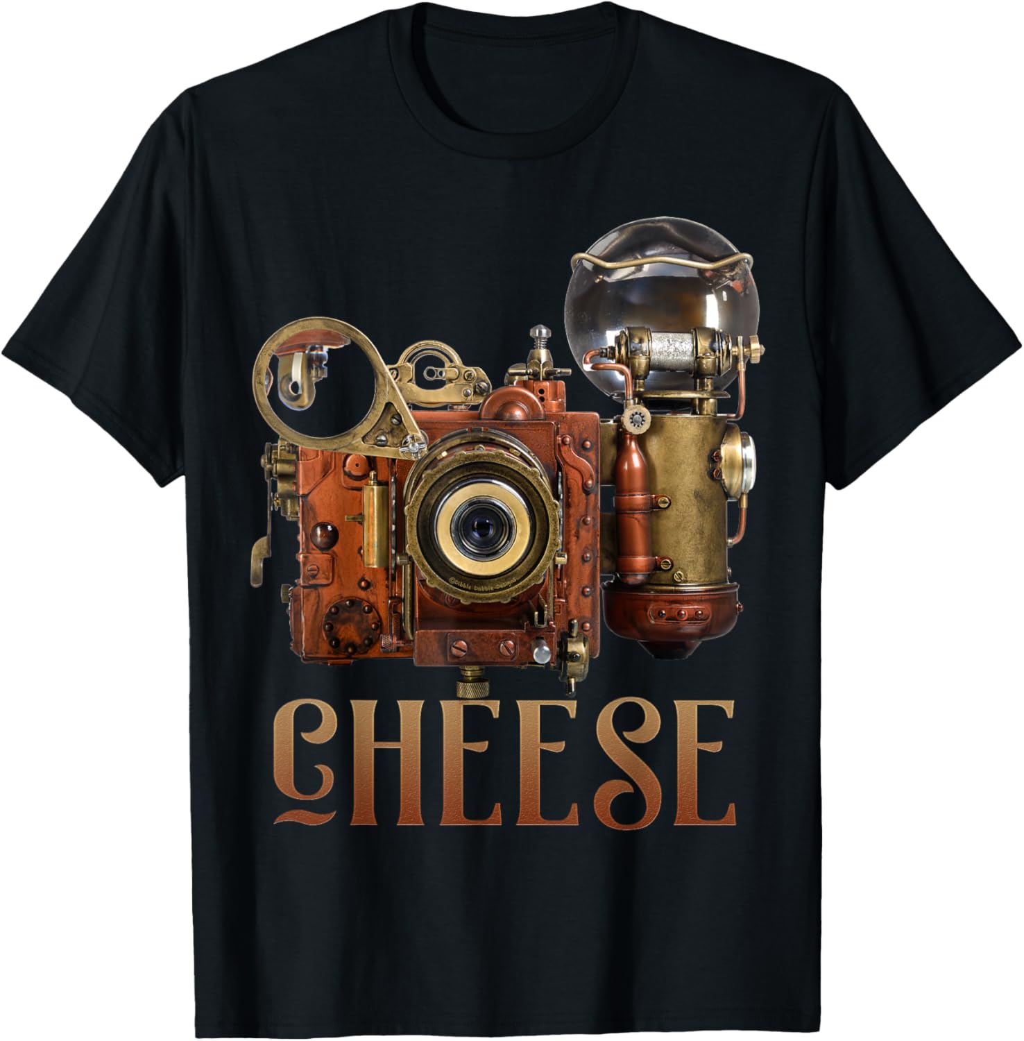 Unique Steampunk Camera Say CHEESE Flash Filmmaker Apparel | Best Seller Pick | Must-Have Style