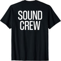 Bold Sound Crew Text PRINT ON BACK Film Crew Apparel | Best Seller Pick | Aesthetic Fit