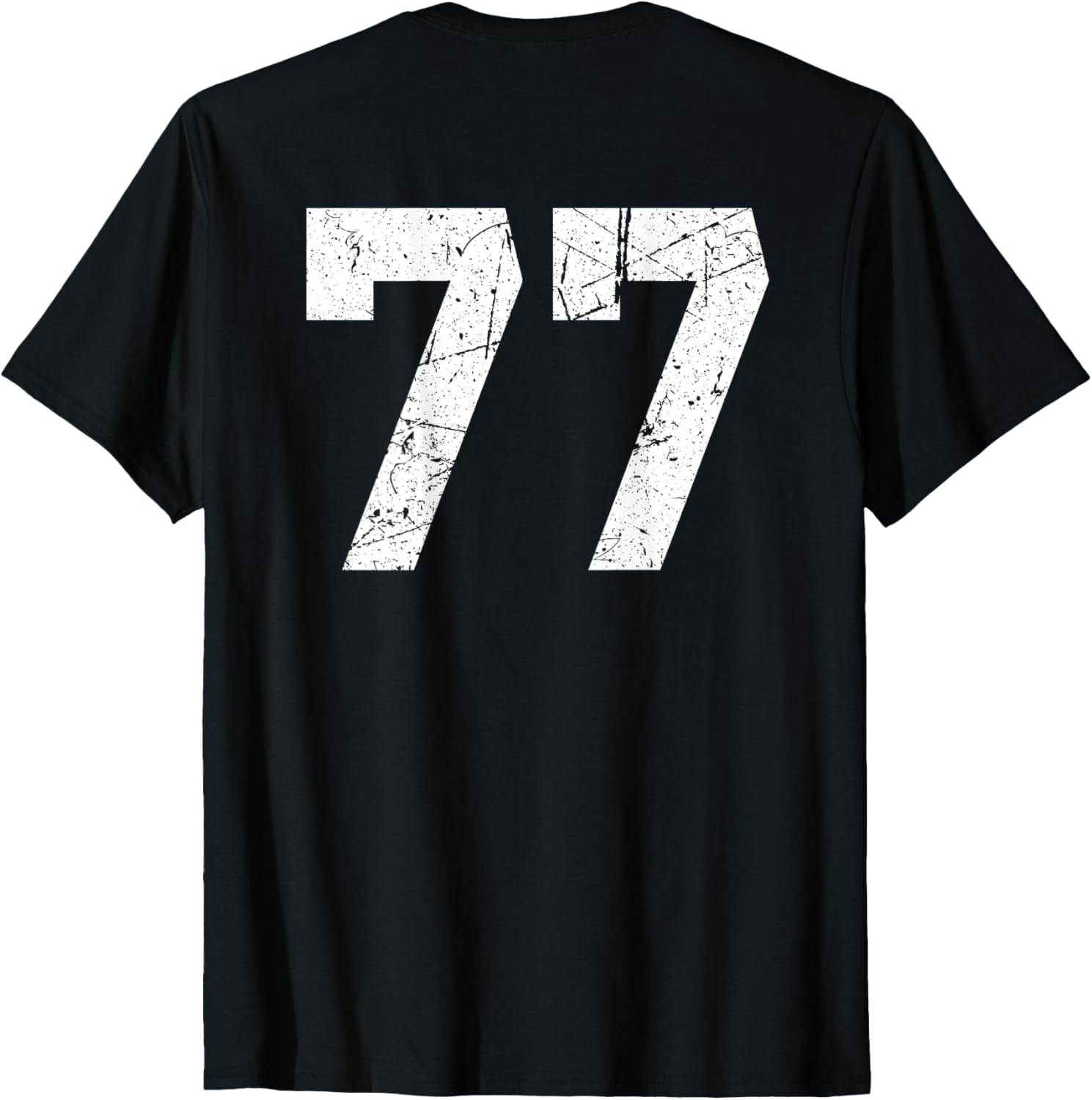 Jersey Uniform Number 77 Athletic Style, 77th Place Apparel | Trending 2025 | Daily Wear Essential