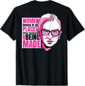 Ruth Bader Ginsburg WOMEN BELONG ALL PLACES RBG Meme ON BACK Apparel | Premium Quality | Customer Favorite