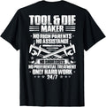 Toolmaker Hard Work Tool And Die Maker Apparel | Trending 2025 | Aesthetic Fit