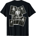 The King of POP MJ-011 Black V-Neck Polyester 100 Classic T-Shirt, Unisex-Adult, Small, Short Sleeve, All Seasons, Pu...