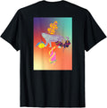 cheetah world cheetah colorful vivid nature exploration nature fruit animal gradient back print Apparel Trending US Gift