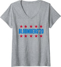 Womens Bloomberg 2020 Michael Bloomberg For President V-Neck Apparel | Perfect Gift Idea