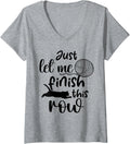 Knitting Crochet Crocheting Cat Kitten Yarn Mom Woman Girl V-Neck Yarn Supply | Top Rated | High CTR Title