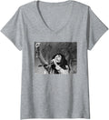 Womens Bob Marley Live in Massachusetts by Michael Grecco V-Neck Apparel | Perfect Gift Idea