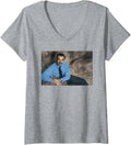 Womens Tom Selleck Magnum P.I. Actor By Michael Grecco V-Neck Apparel | Premium Quality