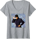 Womens Janet Jackson Rhythm Nation by Michael Grecco V-Neck Apparel | Viral Streetwear Style