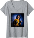 Womens Frank Zappa & Guitar LA Portrait by Michael Grecco V-Neck Apparel | Trending 2025