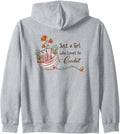Funny Crochet Graphic Theme Tee Shirts Yarn Crochet Lover Zip Hoodie Hoodie | Viral US Pick | Customer Favorite