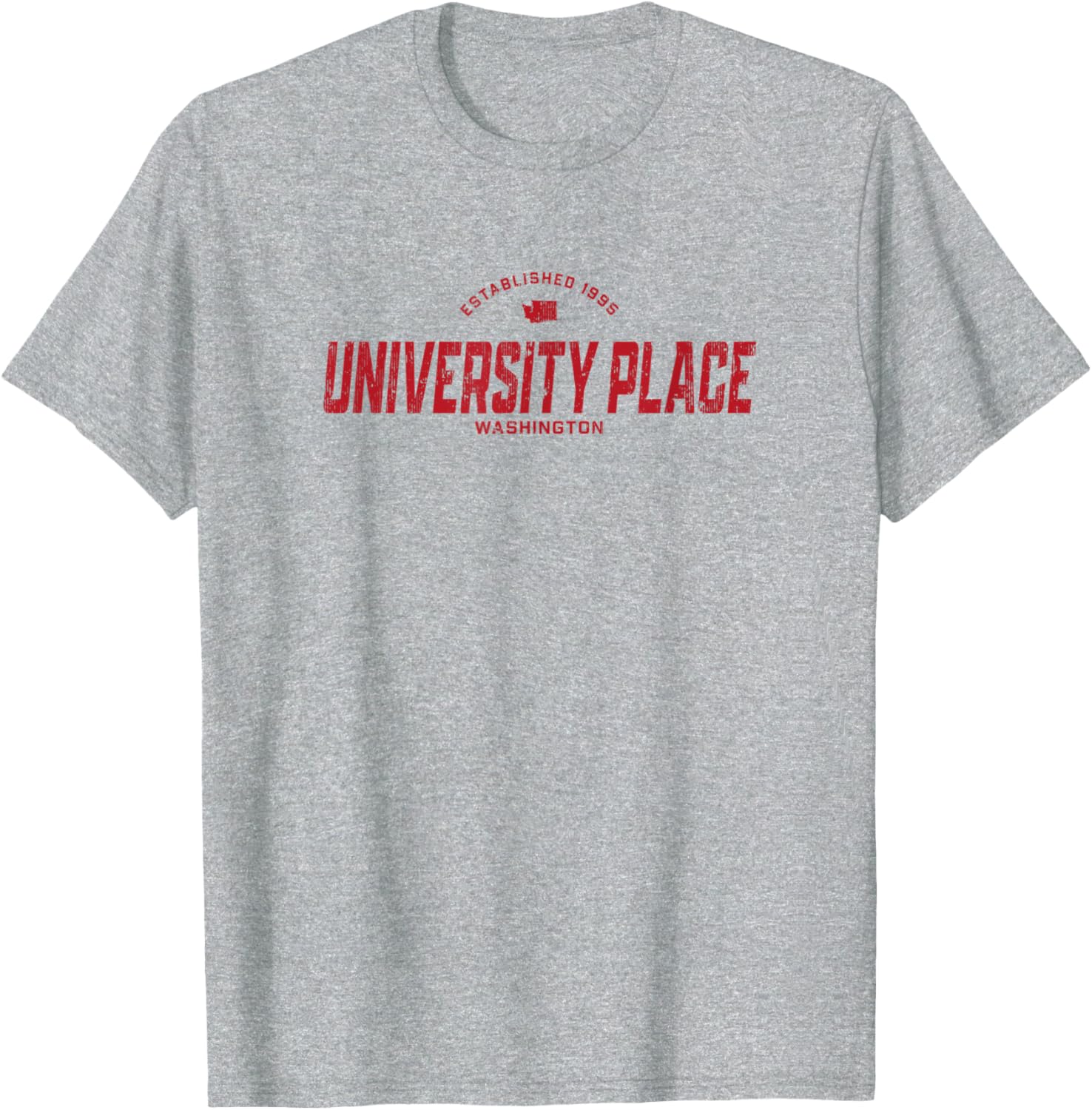 University Place Washington WA Vintage Athletic Red Sports L Apparel | Trending 2025 | Aesthetic Casual Look