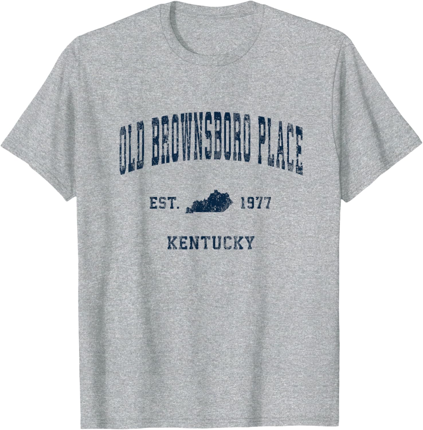 Old Brownsboro Place Kentucky KY Vintage Athletic Navy Sport Apparel | Trending 2025 | Aesthetic Casual Look