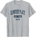 Elmwood Place Ohio OH Vintage Sports Established Navy Design Apparel | Premium Quality | High CTR Boost