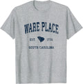 Ware Place South Carolina SC Vintage Athletic Navy Sports De Apparel | Bestseller Style | Top Rated Comfort
