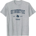 West University Place Texas TX Vintage Sports Design Navy Pr Apparel | Premium Quality | Perfect Gift Choice