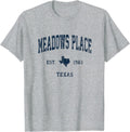 Meadows Place Texas TX Vintage Athletic Navy Sports Design Apparel | Trending 2025 | Top Rated Comfort