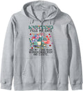 Knitting Fills My Days Knitting and Yarn Lover Tee T-shirt Zip Hoodie Hoodie | High Search Volume | Perfect for Crafters