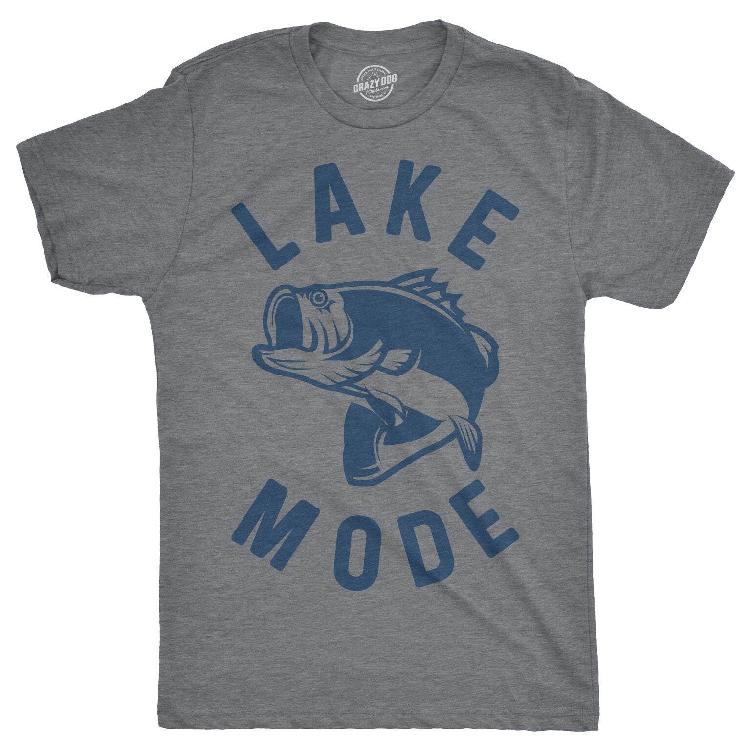 Lake Mode Shirt Lake Fishing Shirt Bass Fishing Tee Fishing Holiday Camping Gear Happy Camper T shirt Funny Camping Shirt For men Graphic Tee – Warm & Stylish · High-Quality Print
