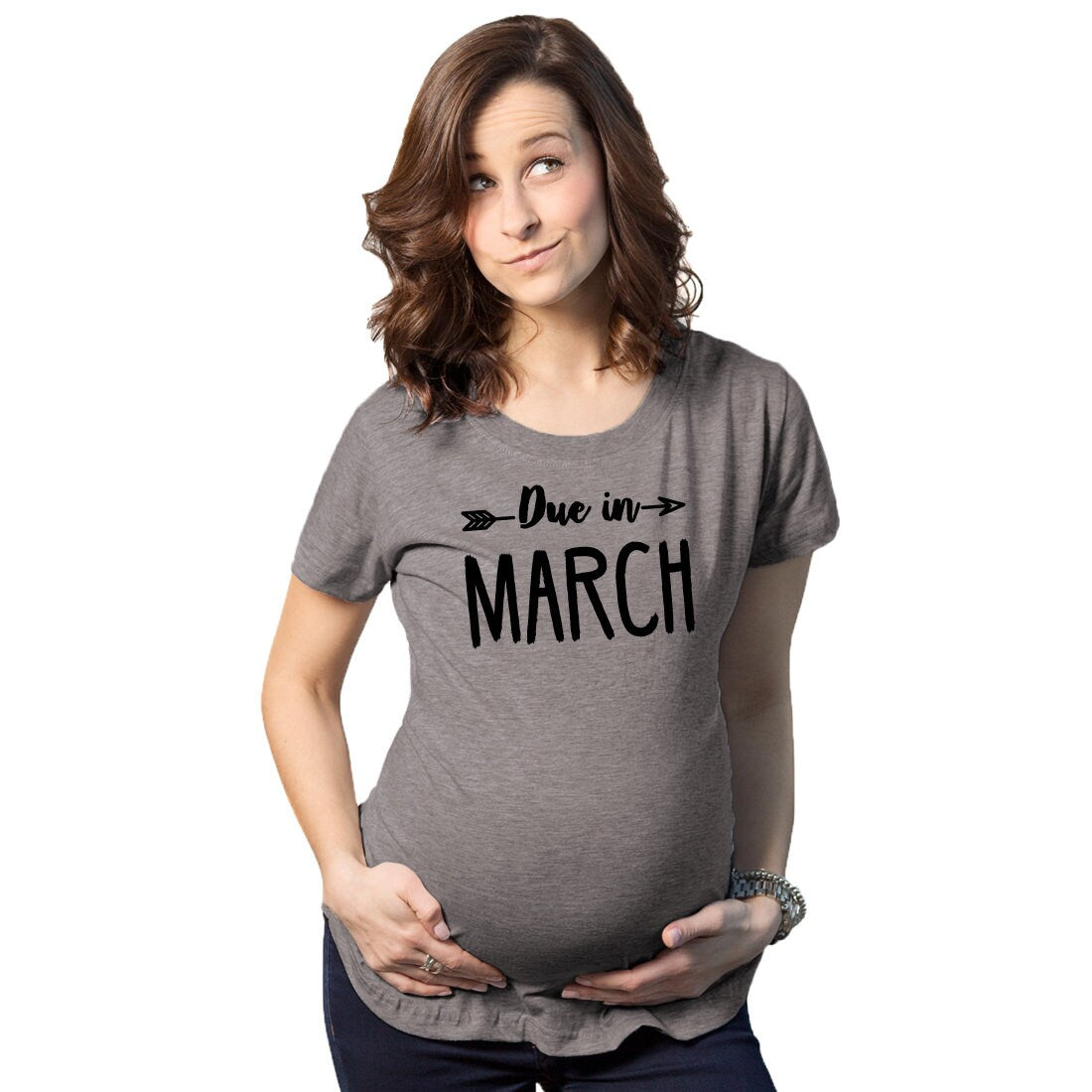 Due In March Shirt March Baby Shirt Born In March Gifts Baby Due Date Shirt Funny Maternity Shirt Expecting Shirt Mom To Be Shirt Graphic Tee – Cozy Vibes · Great Gift For Fans