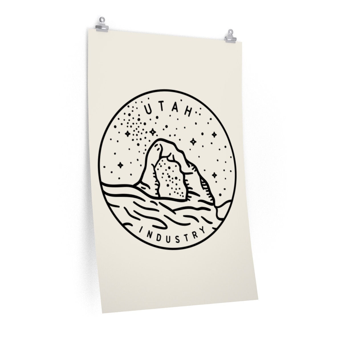 Utah Poster State Design Utah Print Picture Hand Drawn Art Personalization Available Graphic Tee – Aesthetic Look · Top Pick For Any Outfit