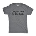 Food Shirts Funny Shirts For Men Im Just Here for the Food Sarcastic Shirts Funny Shirts for Men Shirts With Funny Sayings Graphic Tee – Soft Feel · High-Quality Print