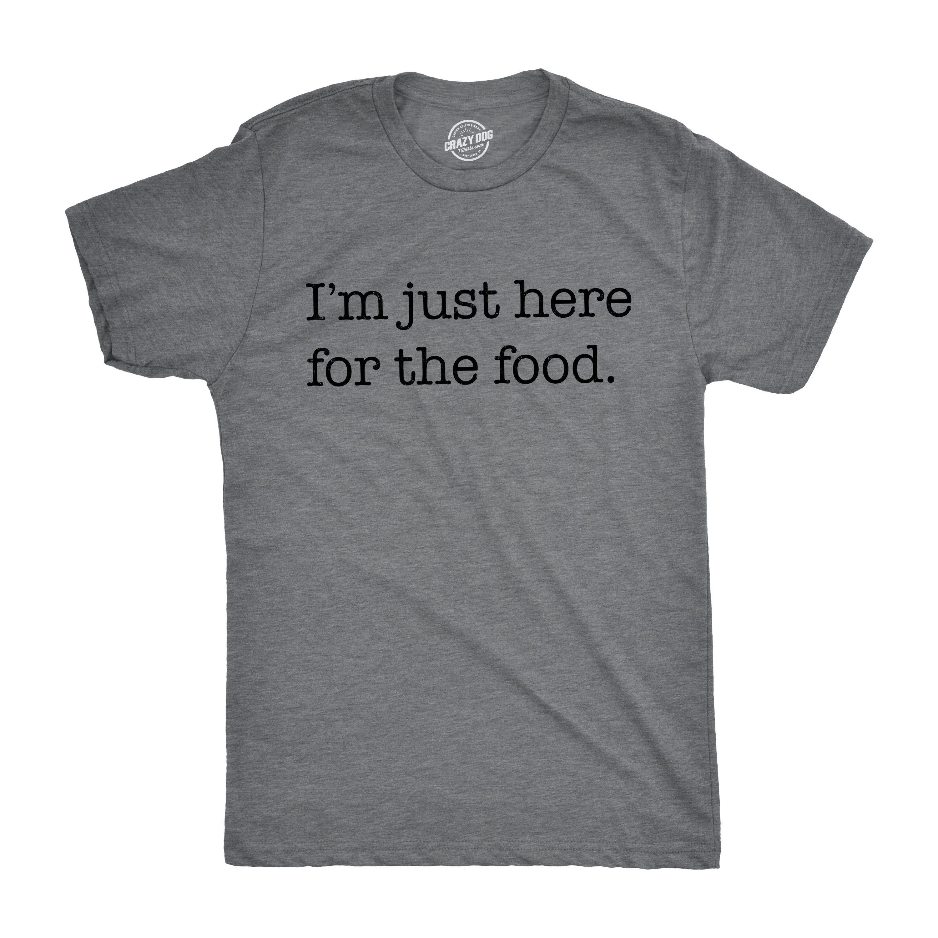 Food Shirts Funny Shirts For Men Im Just Here for the Food Sarcastic Shirts Funny Shirts for Men Shirts With Funny Sayings Graphic Tee – Soft Feel · High-Quality Print