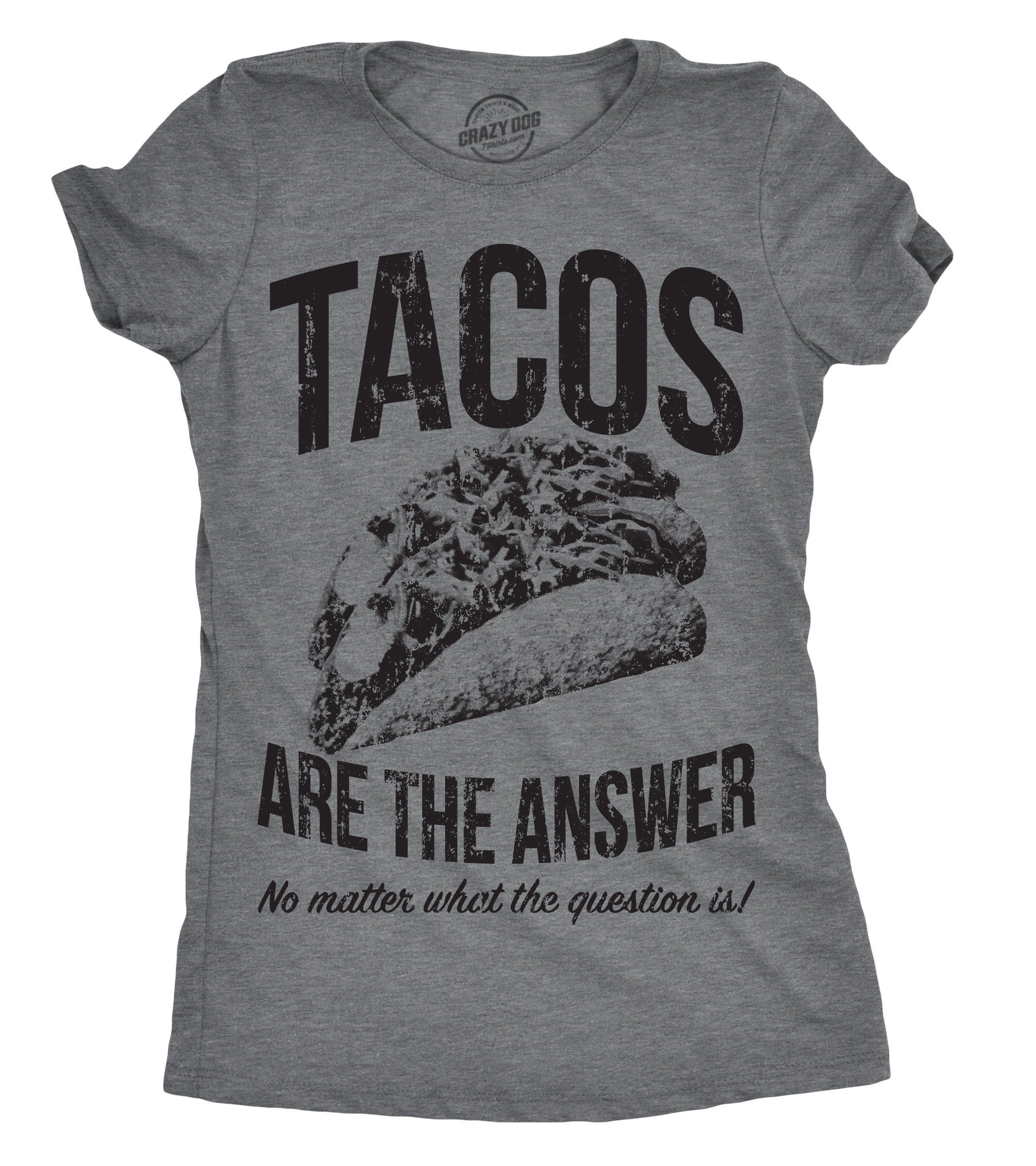 Funny Shirts Taco Shirt Taco Tuesday Womens Taco Shirt Tacos are the Answer Shirt Funny Taco Shirt Fitness Taco Shirt Taco Joke Graphic Tee – Bold Style · High-Quality Print