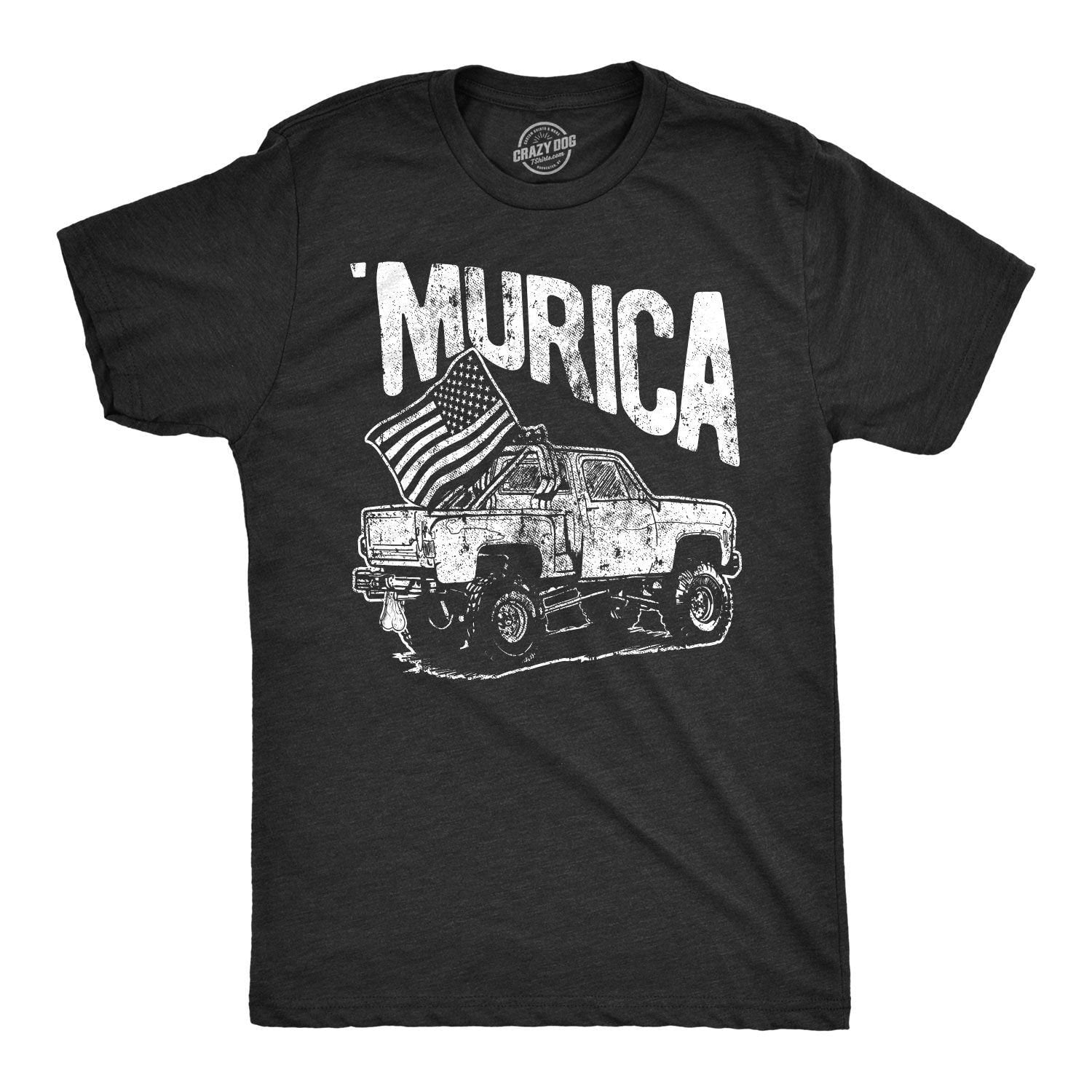 Monster Truck Shirt Murica Flag Shirt Independence Day Truck Shirt 4th Of July Beer Drinking Shirt America Patriotic Shirt Graphic Tee – Warm & Stylish · Perfect For Daily Wear