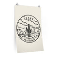 Texas Poster State Design Texas Print Picture Hand Drawn Art Personalization Available Graphic Tee – Soft Feel · Top Pick For Any Outfit