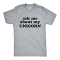 Unicorn Shirt Men Ask Me About My Unicorn Mens Funny T Shirt Flip Shirt Mens Cool Shirt Funny Unicorn Tee Unicorn Gift Graphic Tee – Aesthetic Look · Perfect For Daily Wear