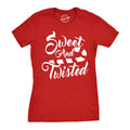 Christmas Shirt Womens Sweet And Twisted Tee Candy Cane Shirt Red T Shirt Xmas Rude Christmas Offensive Xmas Gifts Messed Up Christmas Graphic Tee – Aesthetic Look · Top Pick For Any Outfit