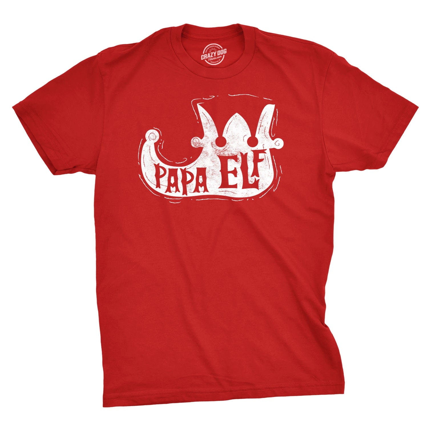 Papa Elf T shirt Christmas Dad Gift Red Festive Dad Shirt Funny Christmas Tees Family Xmas Shirts Christmas Shirts With Sayings Graphic Tee – Fan Favorite · High-Quality Print