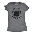 Pug Shirt Womens Cute Shirt Spirit Animal Pug Animal Shirt Trendy Shirts Funny Pug Shirts My Spirit Animal Pug Funny Dog Shirts Graphic Tee – Feel-Good Design · Top Pick For Any Outfit