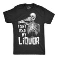 Mens I Can39t Hold My Liquor Mens Skeleton Rib Cage TShirt Halloween Liquor T Shirt Skeleton Costume Halloween Costume Mens Halloween Graphic Tee – Bold Style · Perfect For Daily Wear