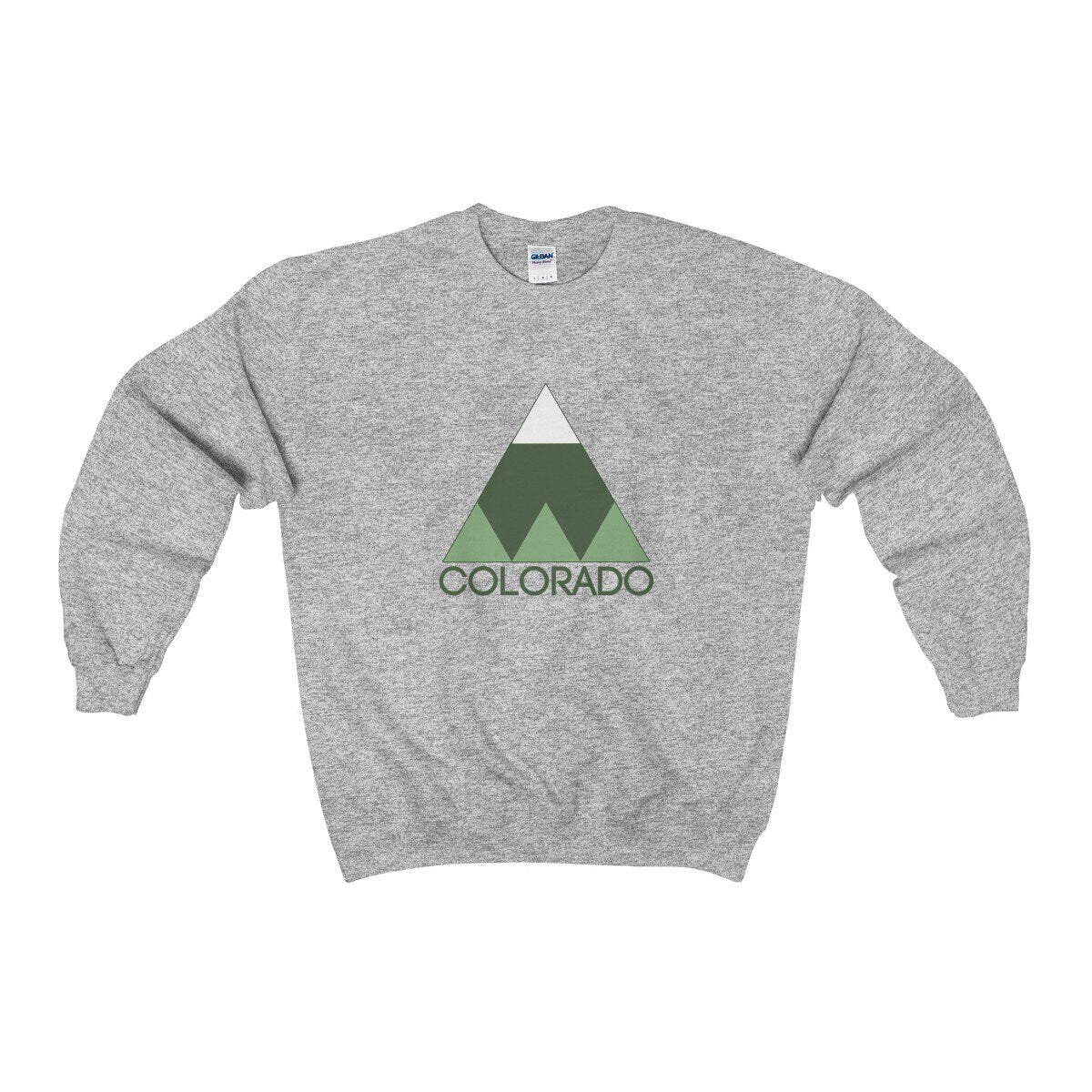 Colorado Sweatshirt Adult Unisex Minimal Mountain Crewneck Colorado Sweatshirt Personalization Available Sweatshirt – Everyday Comfort · Great Gift For Fans