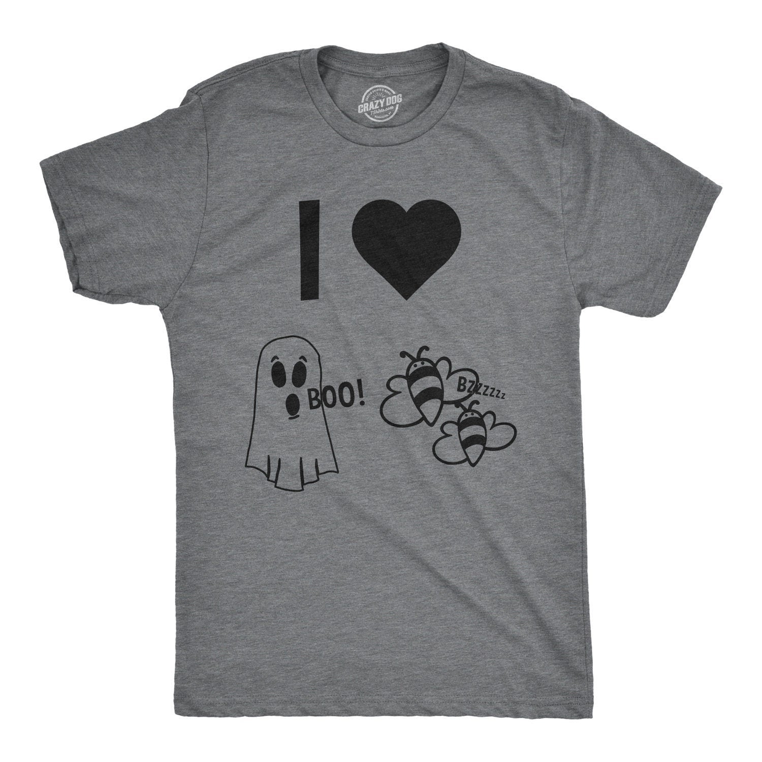 Funny Halloween Shirt I Heart Boo Bees Mens Funny Halloween Shirt Funny Ghost shirts Funny Halloween Costumes Bee Costume I heartPuns Graphic Tee – Soft Feel · Trending Graphic Apparel